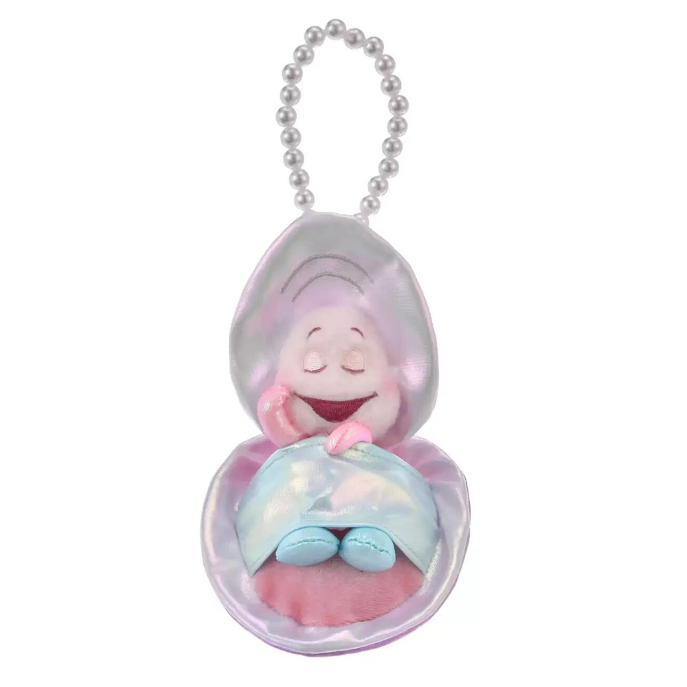Disney store Japan Young Oyster Plush Keychain Goodnight Aurora Young Oyster
