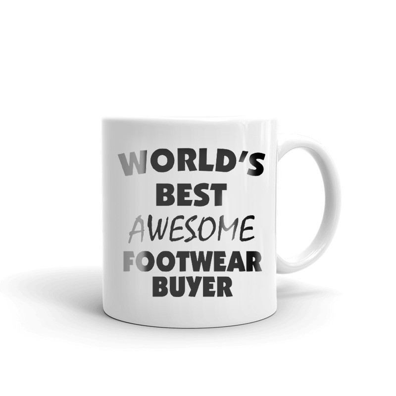 World's Best Awesome Footwear Buyer Coffee Tea Ceramic Mug Office Work Cup Gift