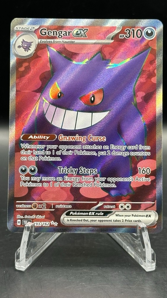Gengar ex 193/162 SV05 Temporal Forces TEF NM Pokemon Card