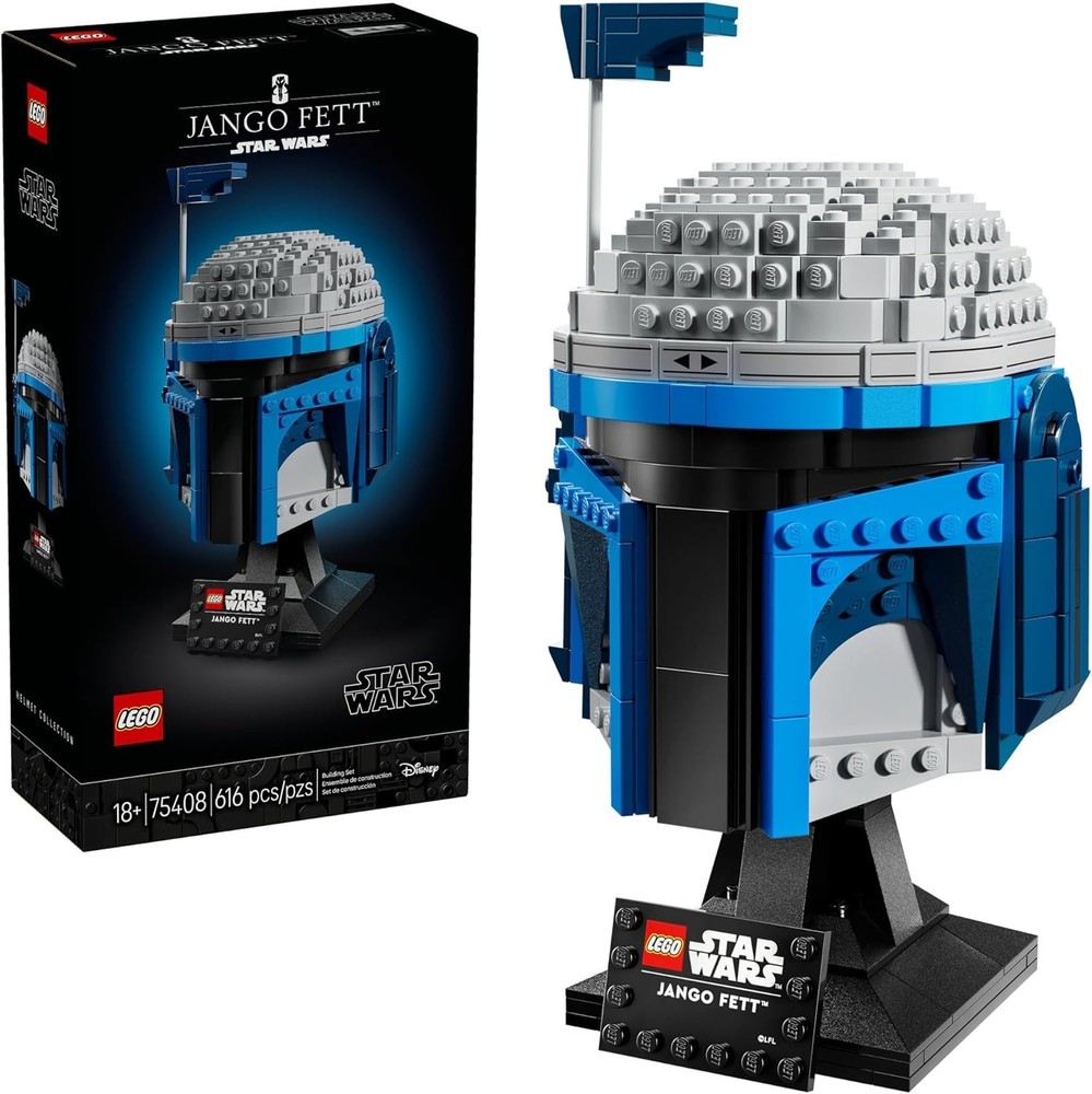 Star Wars Jango Fett Helmet - DIY Model Kit for Adults 18+ - Collectible Buildin