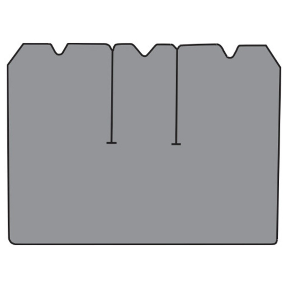 Floor Mats for 79 Chevy Corvette Cargo Mat w/3 Compt Doors (BP32) Cutpile 1Pc