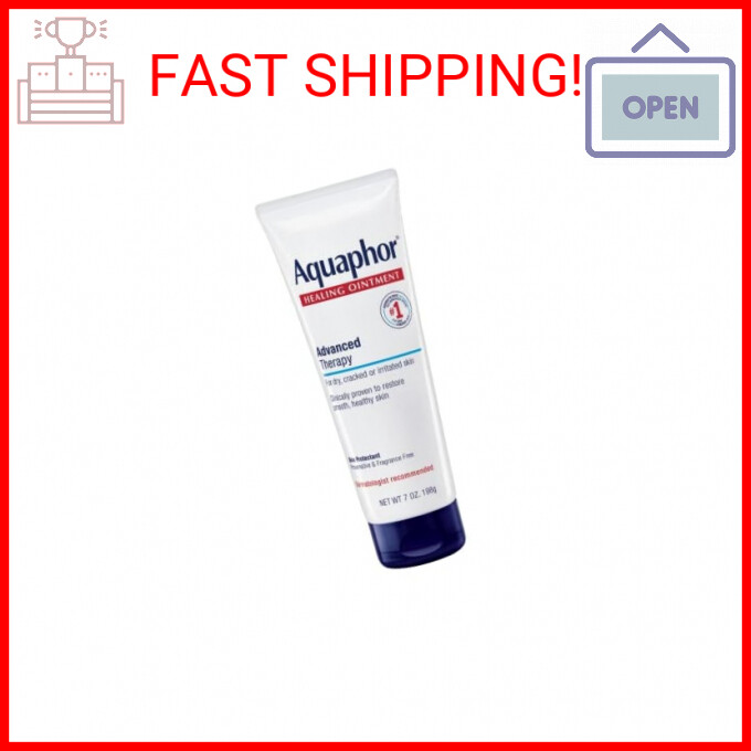Aquaphor Healing Ointment for Dry Skin on Hands Heels Elbows and Lips
