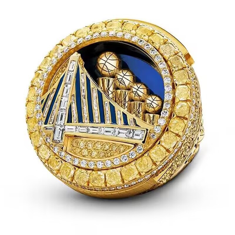 2022 Golden State Warriors Championship Ring Rotating  #30 Curry