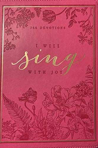 I Will Sing With Joy, 366 Devotions For - Leather Bound, by Nina Smit - Good