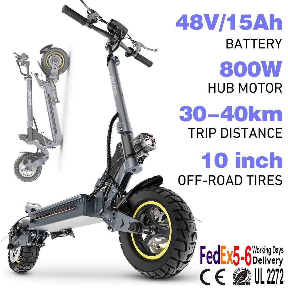 High-Torque 1000W Electric Scooter, 28MPH Fast,Foldable,15Ah 25 Miles Long Range