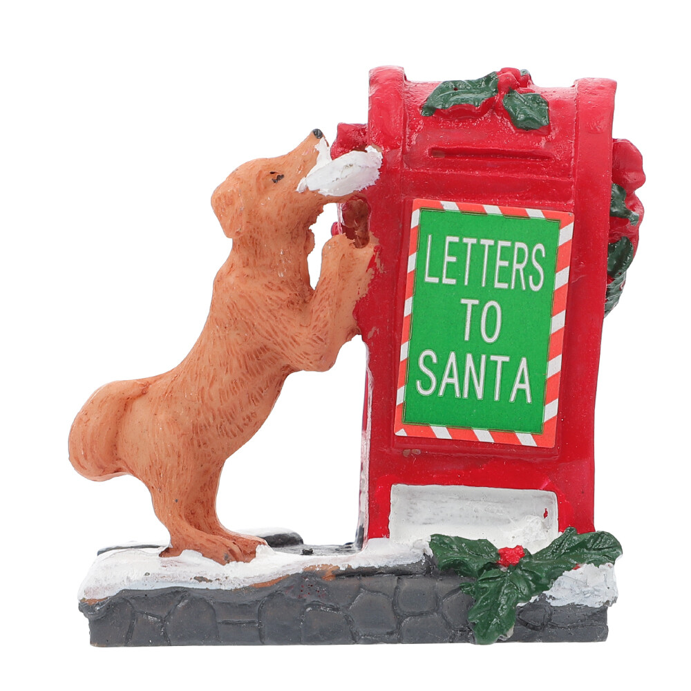 Lemax Christmas Village Accessories Little Red Dog Ornament