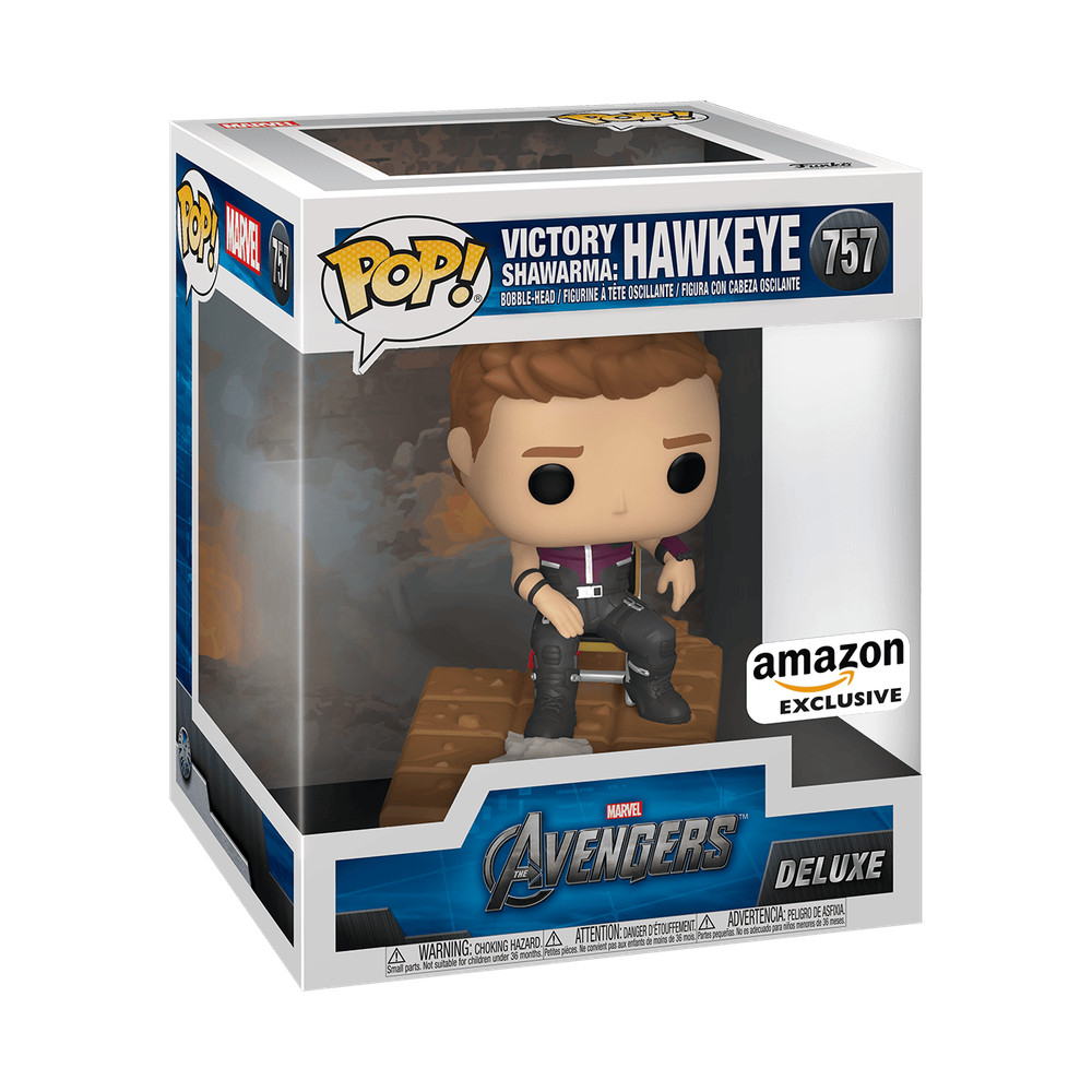 Funko Pop! Deluxe: Marvel - Victory Shawarma: Hawkeye - Amazon (AM) (Exclusive) #757