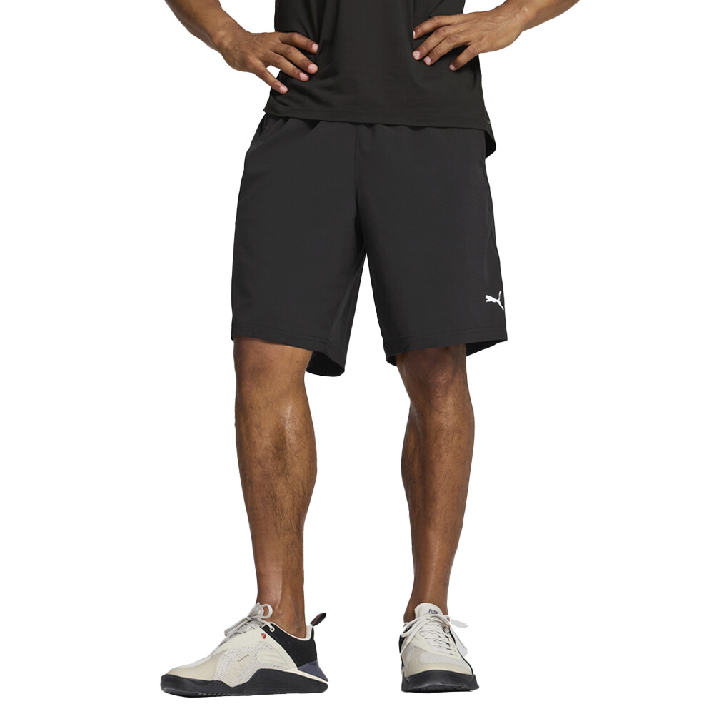 Puma Always On 7 Inch Stretch Woven Shorts Mens Black Casual Athletic Bottoms 52