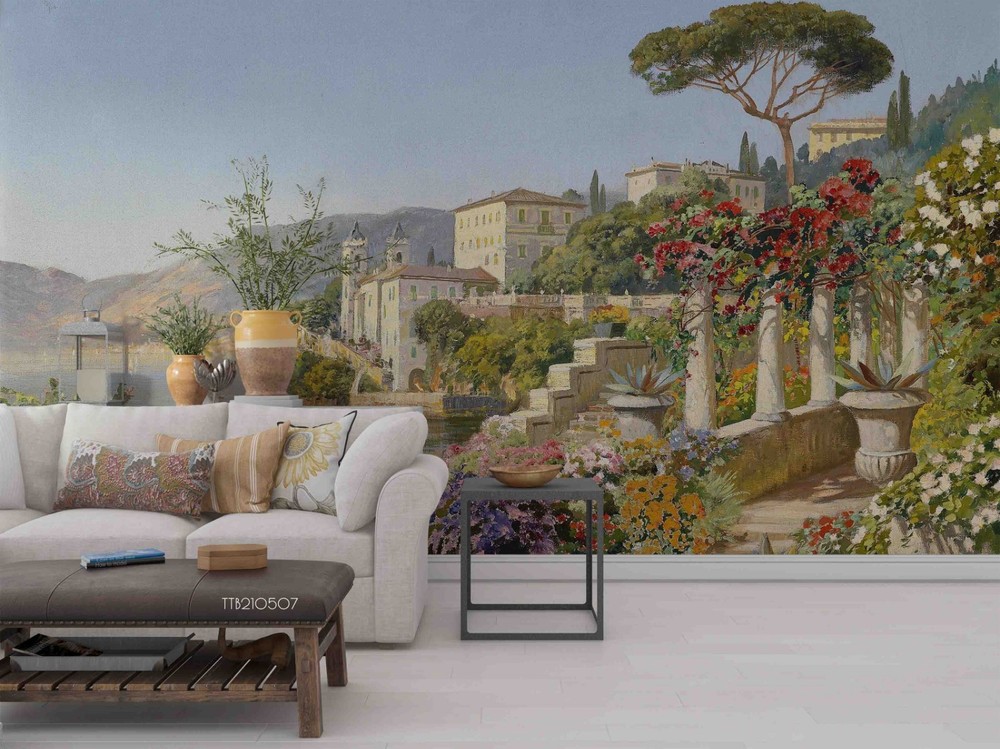 3D Landscape Oil Painting Wall Murals Wallpaper Murals Wall Sticker
