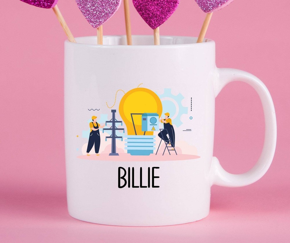Personalized Electrician Mug Electrician Gift Best Electrician Mug Gift Ideas