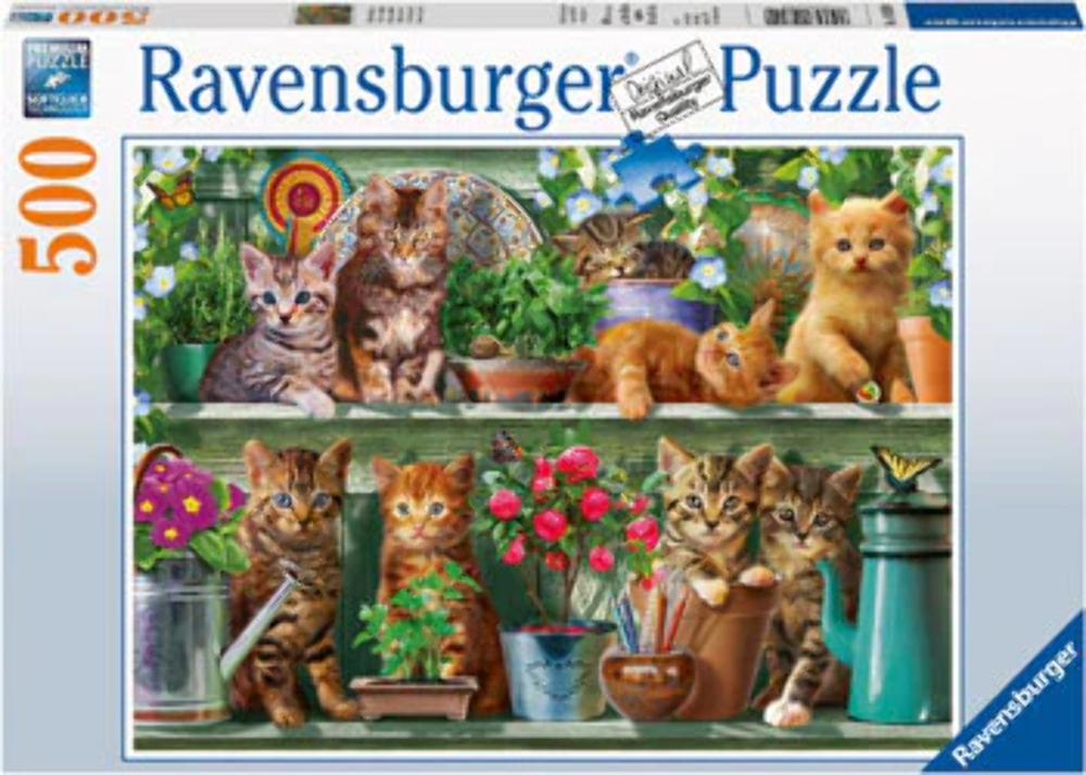 Ravensburger - Cats on the Shelf Puzzle 500pc