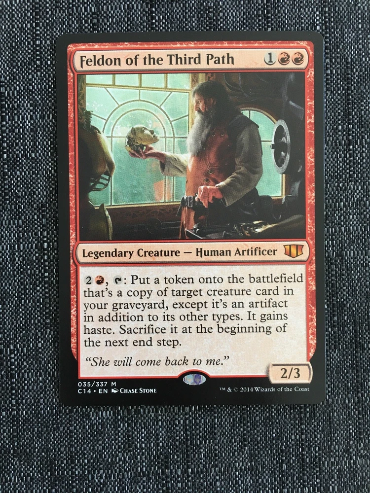 Feldon of the Third Path Commander 2014 Edition Regular Art MTG Card