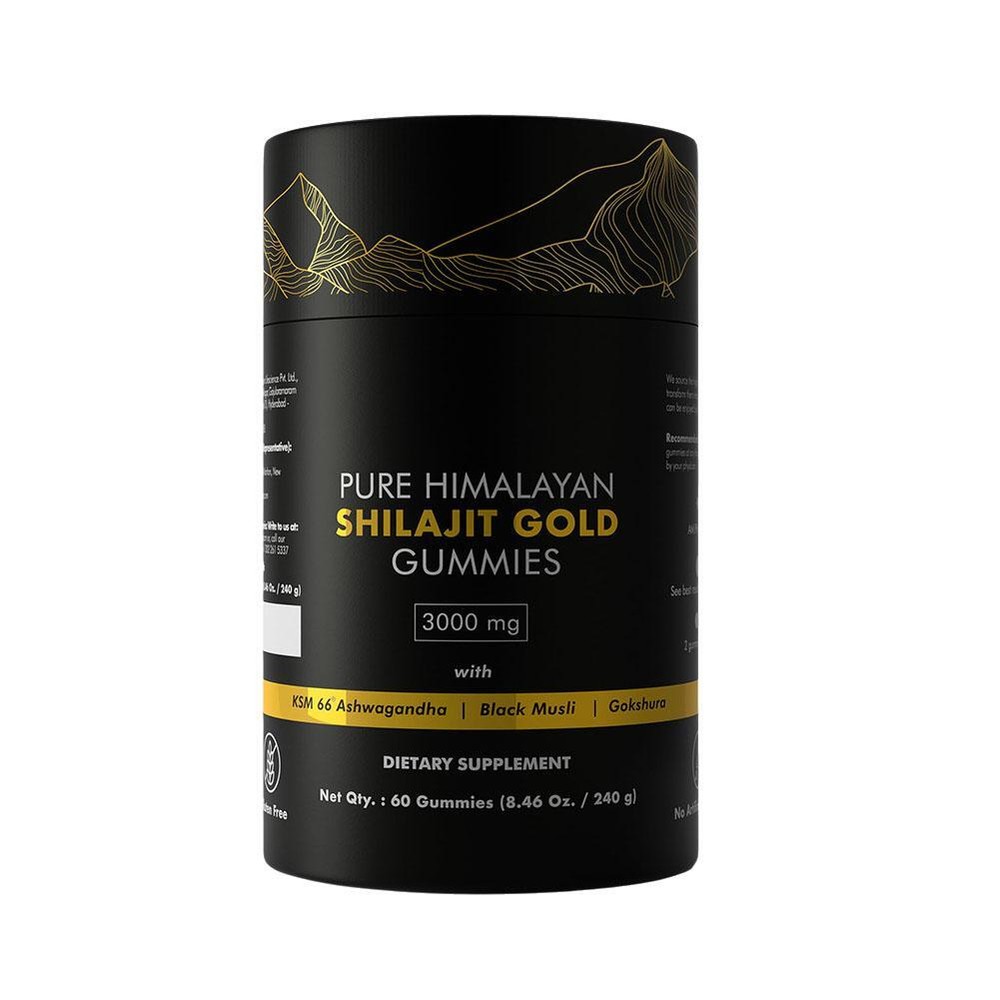 100%Pure Himalayan Shilajit Gummies Immune Support w/AshwagandhaChagaMushroom.NE