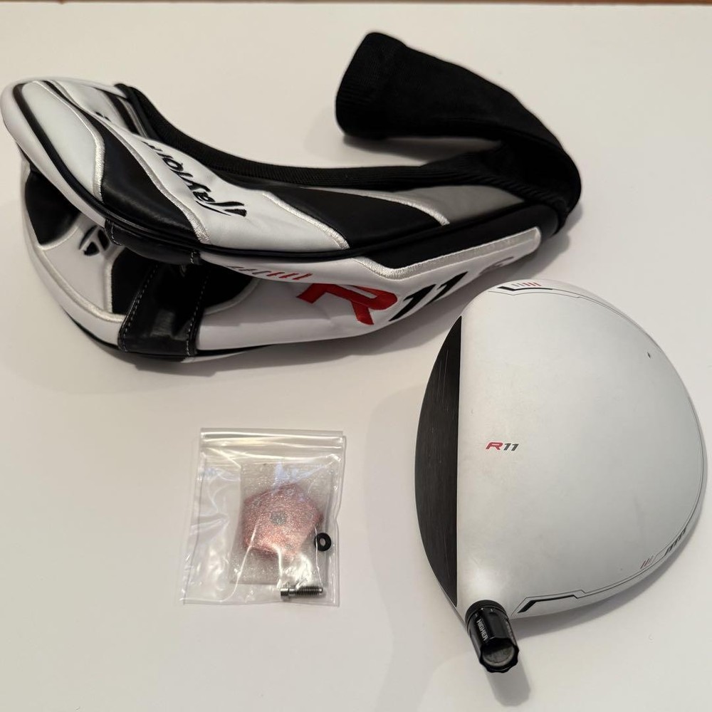 TaylorMade R11S 10.5° Adjustable Driver Head with Cover Tour Model Used