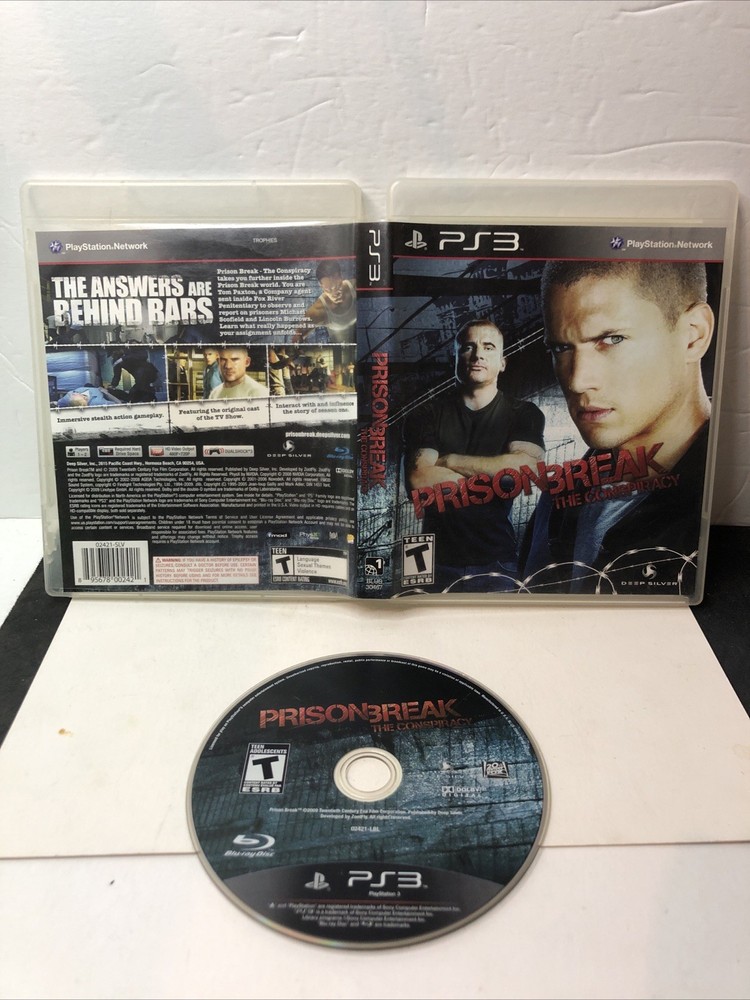 Prison Break The Conspiracy PlayStation 3 PS3 NO MANUAL TESTED WORKS