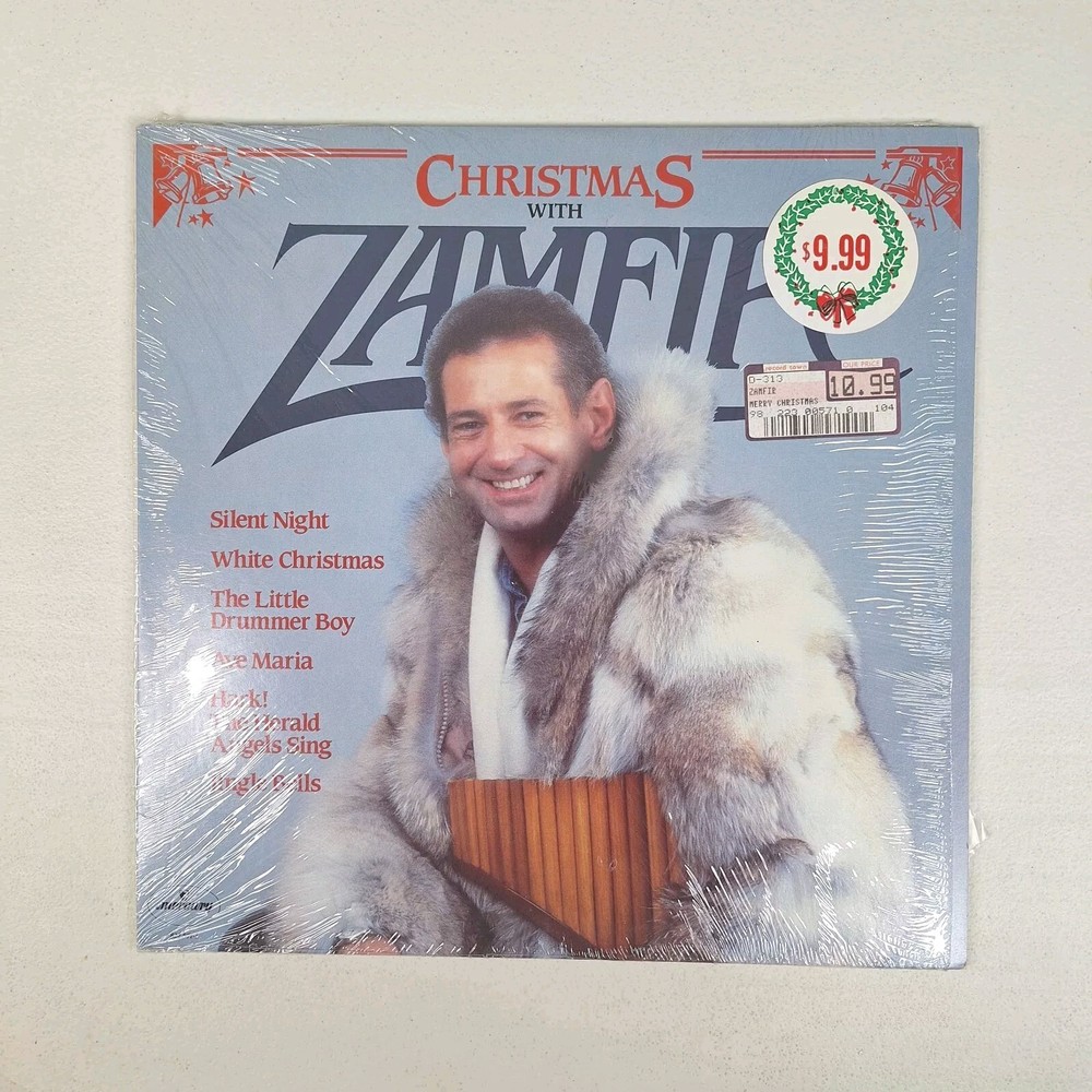 Christmas with Zamfir Vinyl LP 1984 Mercury 822 571-1 Open Shrink