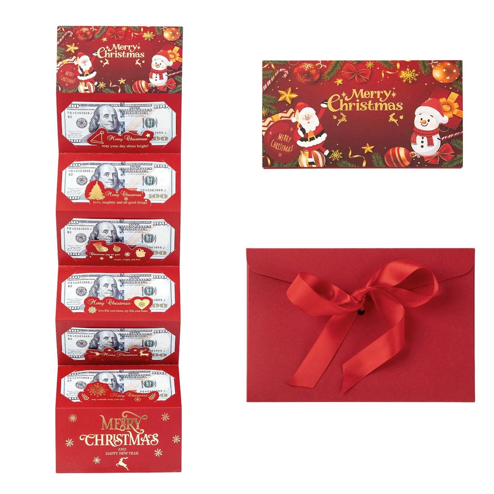 Christmas Money Holders For Cash, Money Christmas Cards With Envelopes Gifts