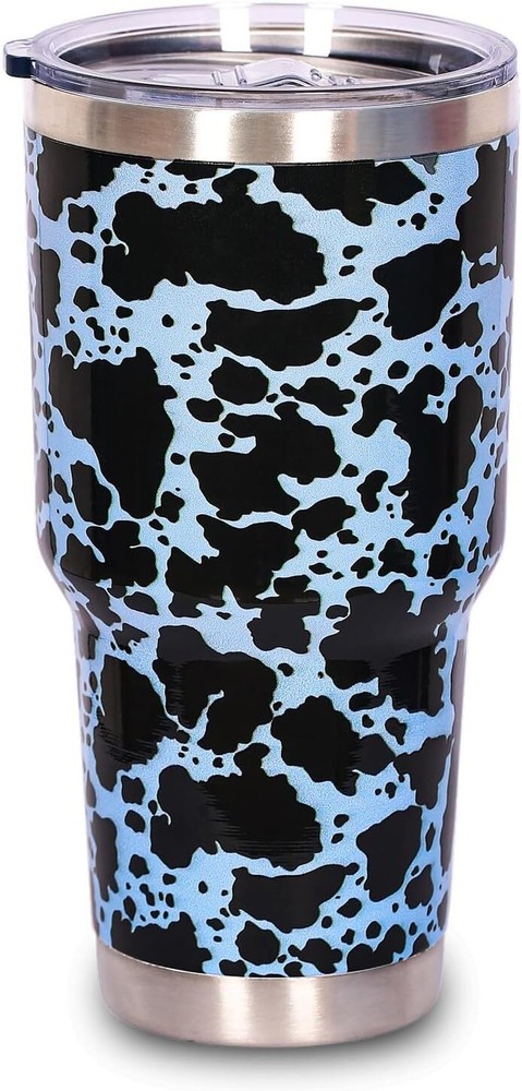 30 OZ Tumbler Cup with Lid Travel Coffee Mugs Stainless Steel Insulatied Cup Gif