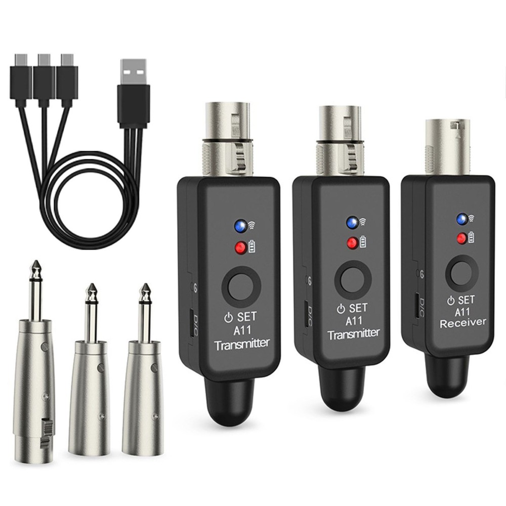 1set Wireless Mic System with Ultra-Low Latency Transmitter & Receiver