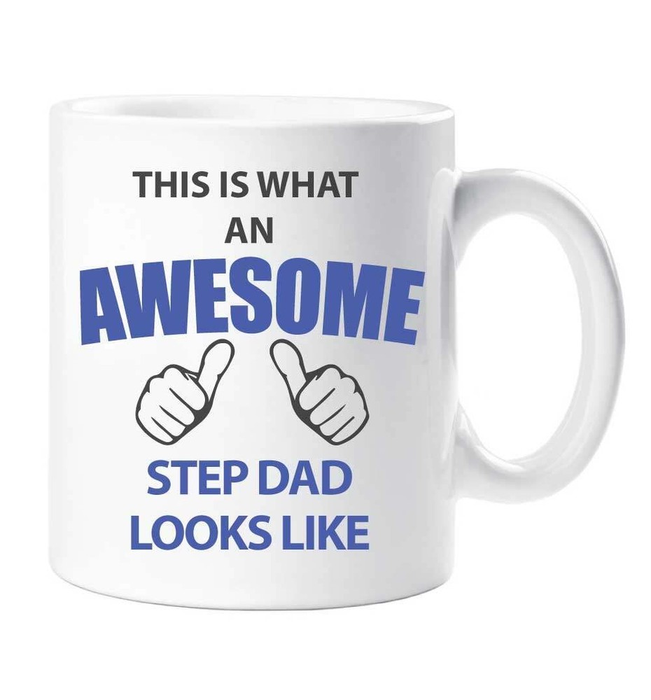 Awesome Step Dad Mug Ceramic Gift for an Amazing Stepfather