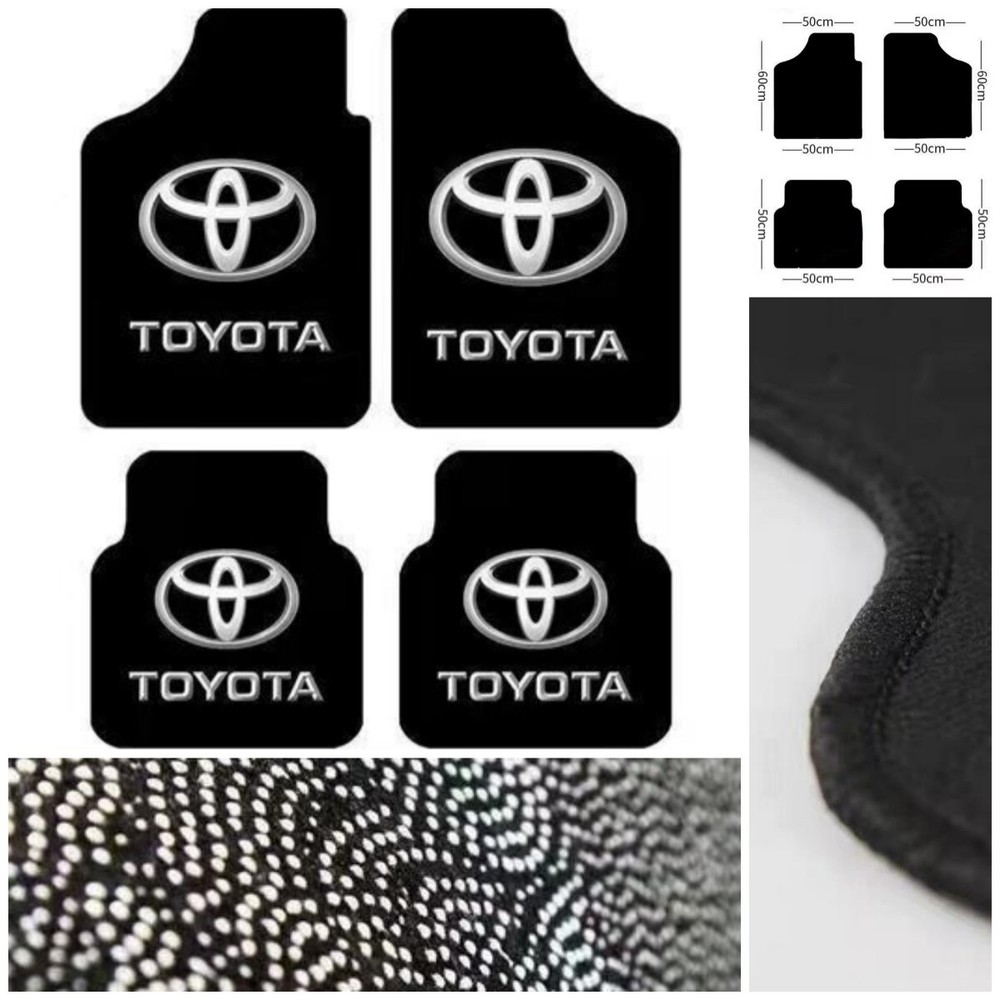 4 Pcs For Toyota All Series Car Floor Mat Auto Carpets Liners Rugs Pad Universal