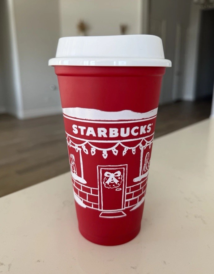 NEW Starbucks Reusable Red Cup 2025 Holiday Christmas Collection 16 oz IN HAND