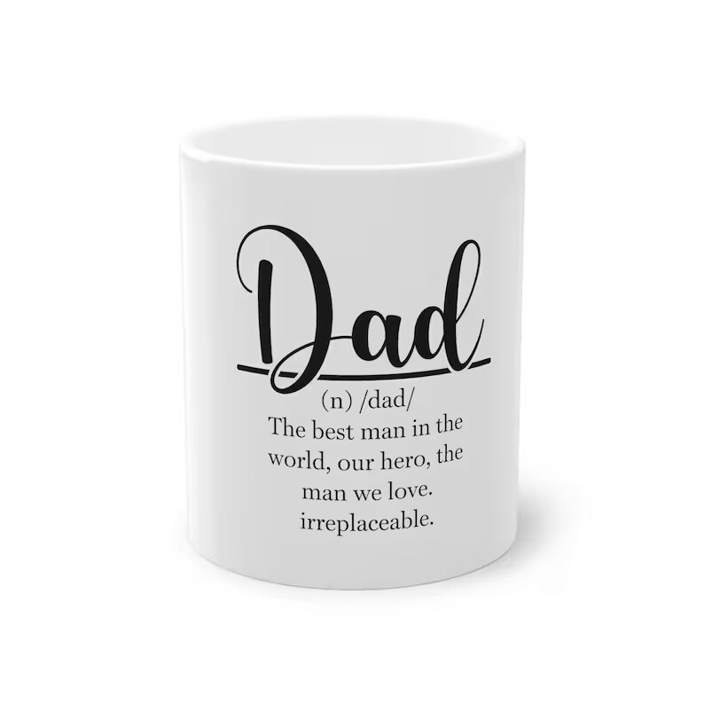 Fathers Day Mug 2024,  Gift for Dad, Funny Caffeine Lover Cup-image