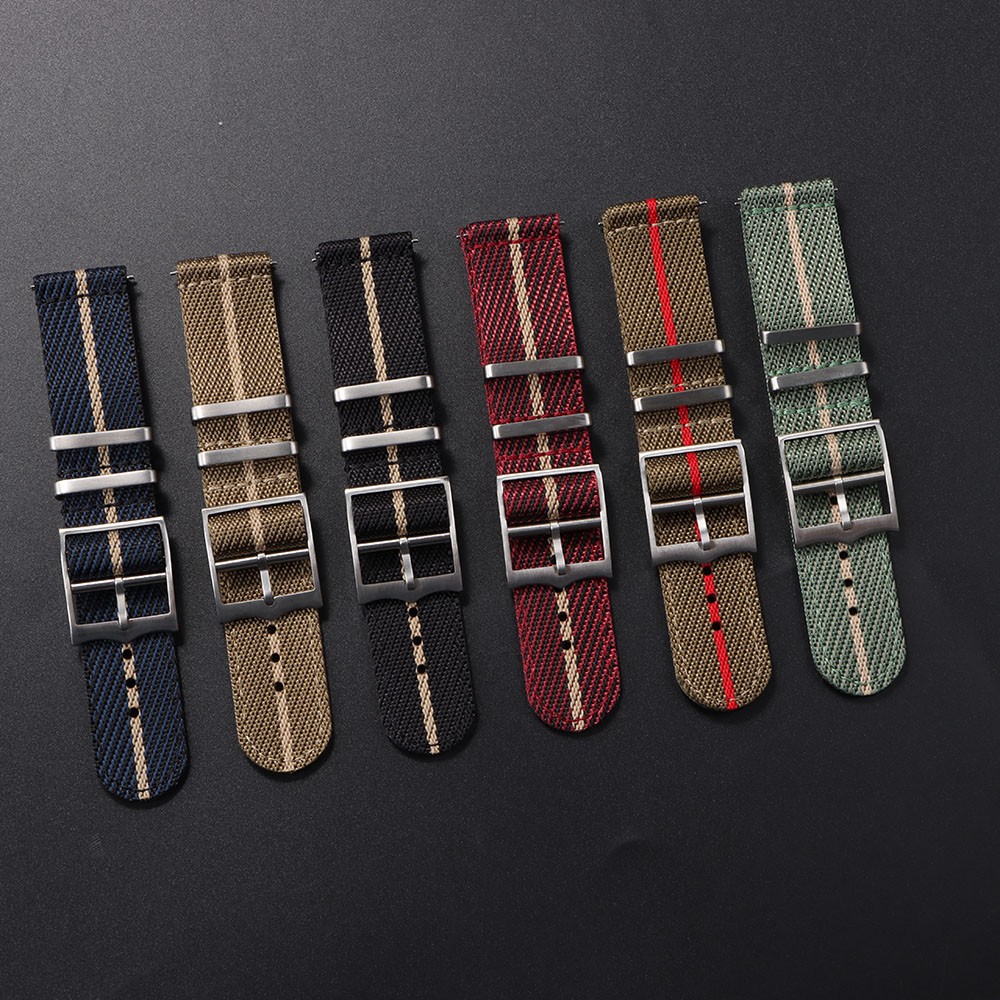 Nylon Strap For Tudor Watch Two piece Military Band 20mm 22mm Quick Release