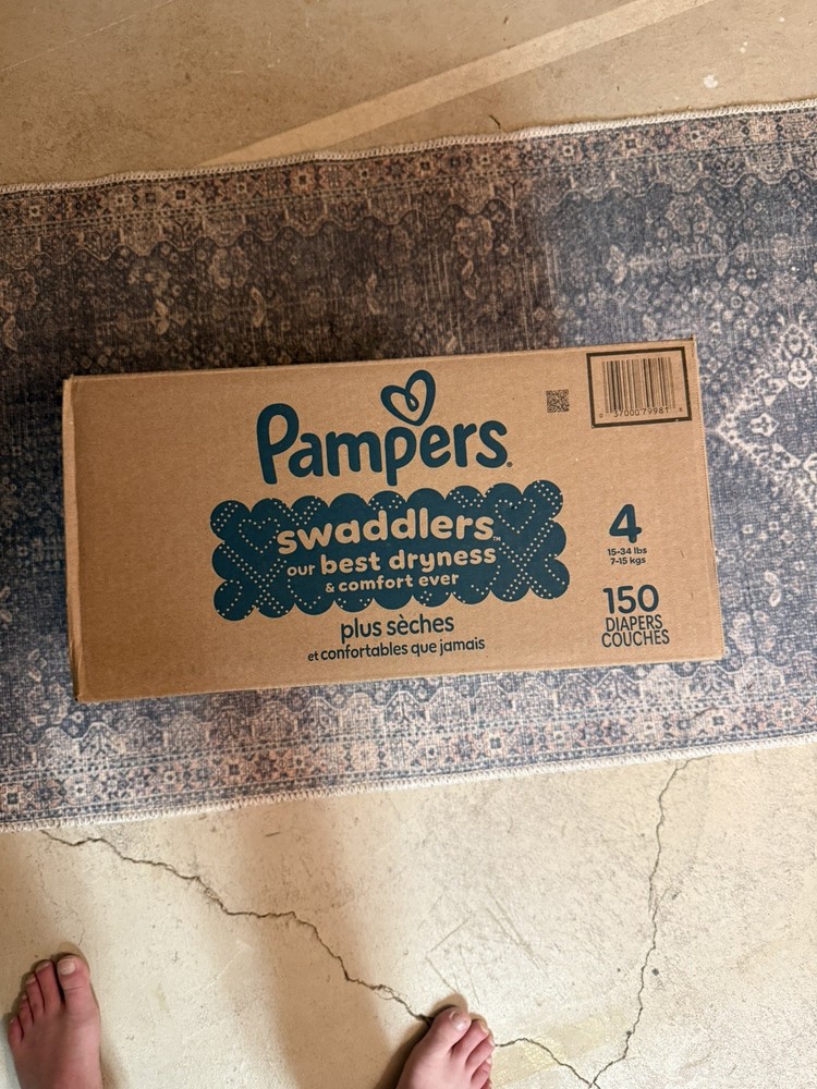 Pampers Swaddlers Diapers, Size 4 - 150 Count