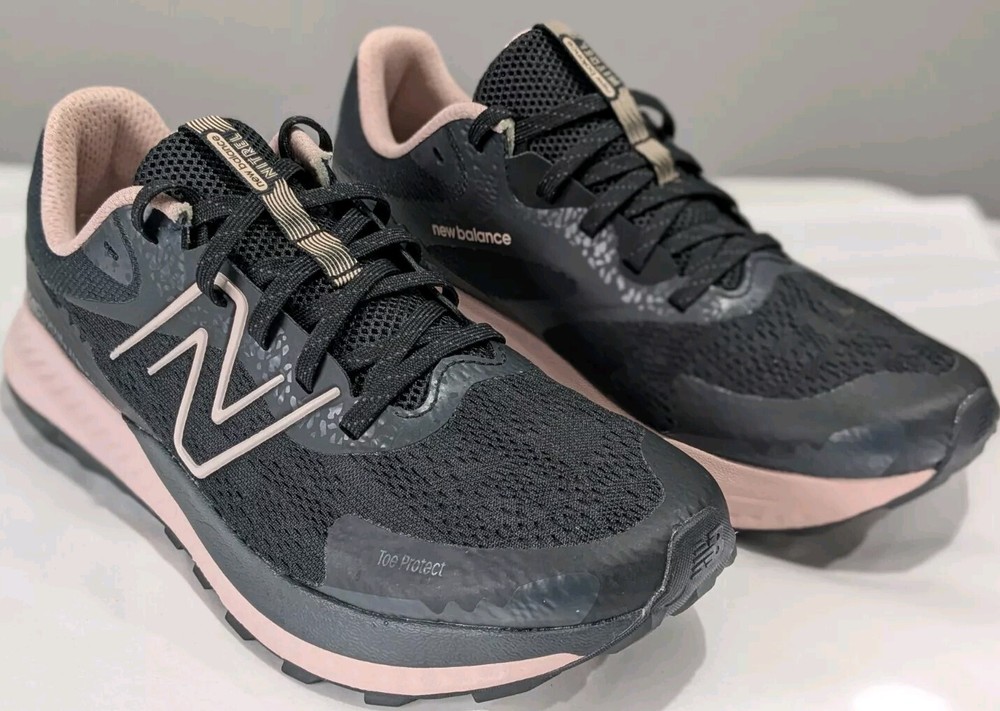 New Balance Women Sz 11 Dynasoft Nitrel V5 Trail Running Shoes Pink/Black
