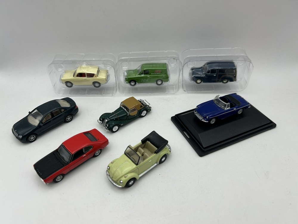 Job Lot / Bundle Of 8 OO Gauge 1:76 Scale Cars Oxford Diecast Etc VGC / Mint