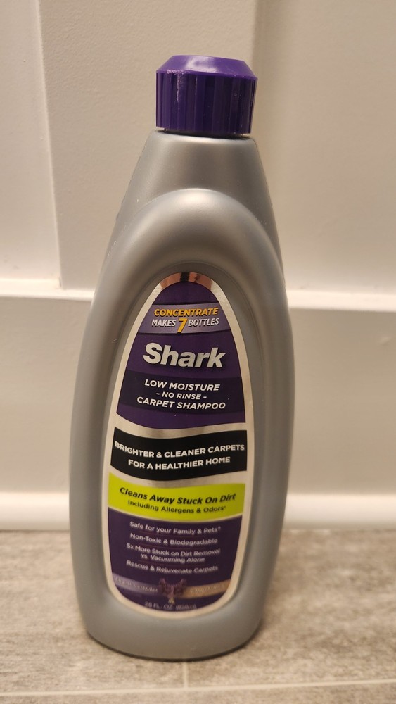 Open Box Shark Low Moisture NoRinse Carpet Shampoo 28oz SONIC DUO - *READ*