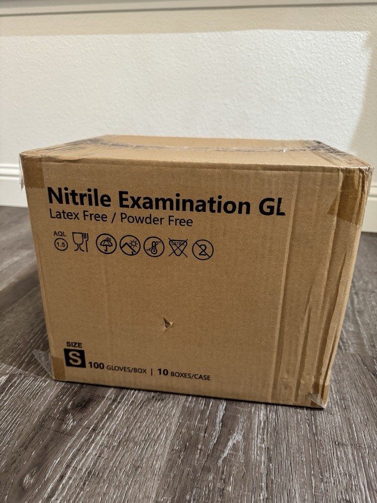 1000 Pcs Blue Nitrile Exam Gloves Powder-Free Latex-Free Medical Small Size