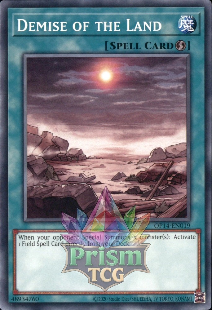 Demise of the Land OP14-EN019 Yugioh