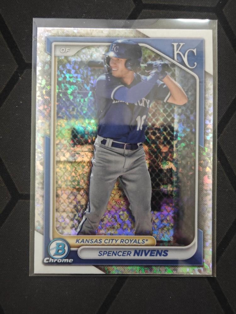 2024 Bowman Chrome Baseball Mini-Diamond Spencer Nivens