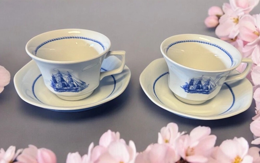 Wedgwood AMERICAN CLIPPER - Cup & Saucer 2 5/8