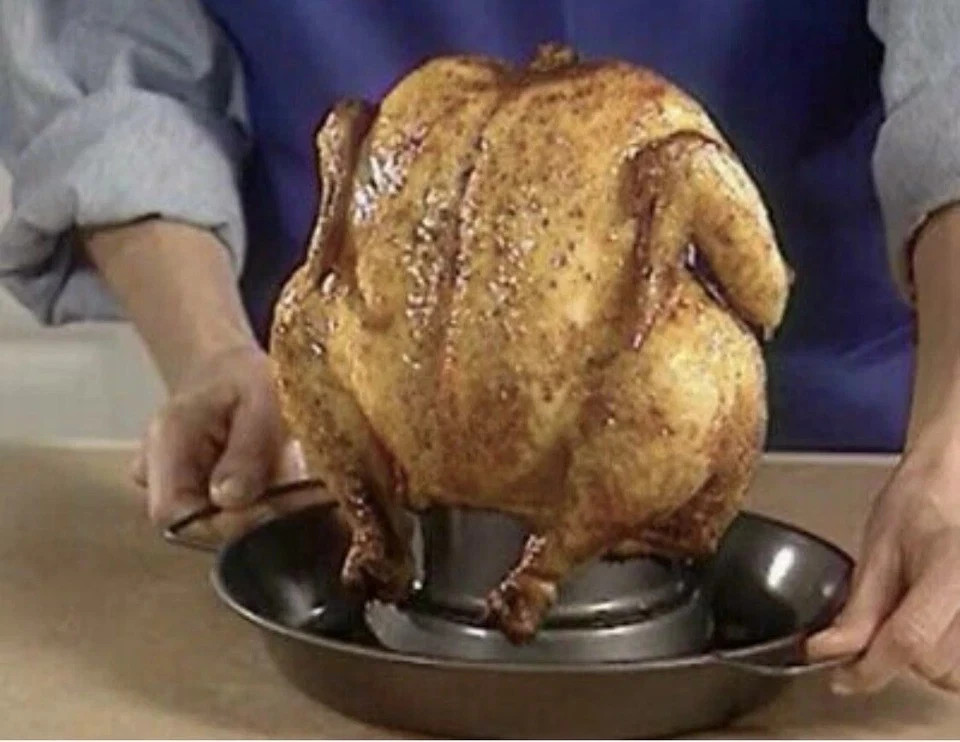 BLAZIN’ CHICKEN ROASTER BEER/JUICE/WINE MARINADE COOKING