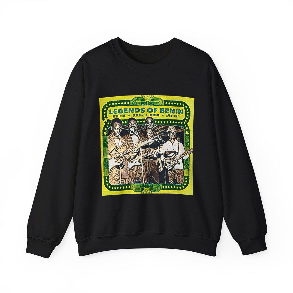 The Legends Of Benin Graphic Print Art LS Unisex Heavy Blend Crewneck Sweatshirt