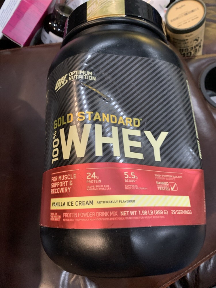 Optimum Nutrition Gold Standard 100% Whey Protein Vanilla Ice Cream 1.98lb