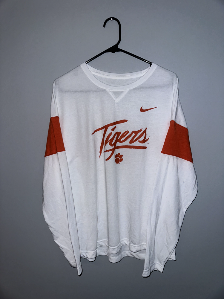 Nike Dri-Fit NCAA Clemson Tigers Women's Long Sleeve Shirt Size Medium NEW