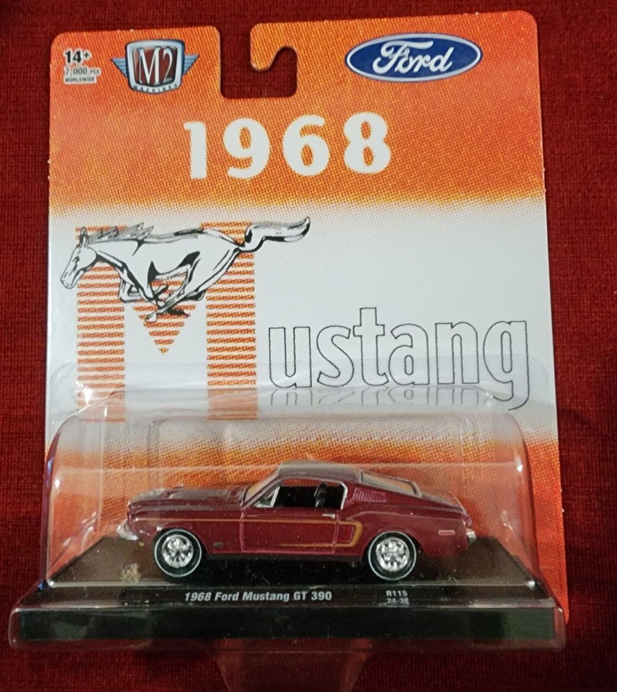 Ford Mustang GT 390 R115 1968 máquinas M2 24-38... 1 de 7.000