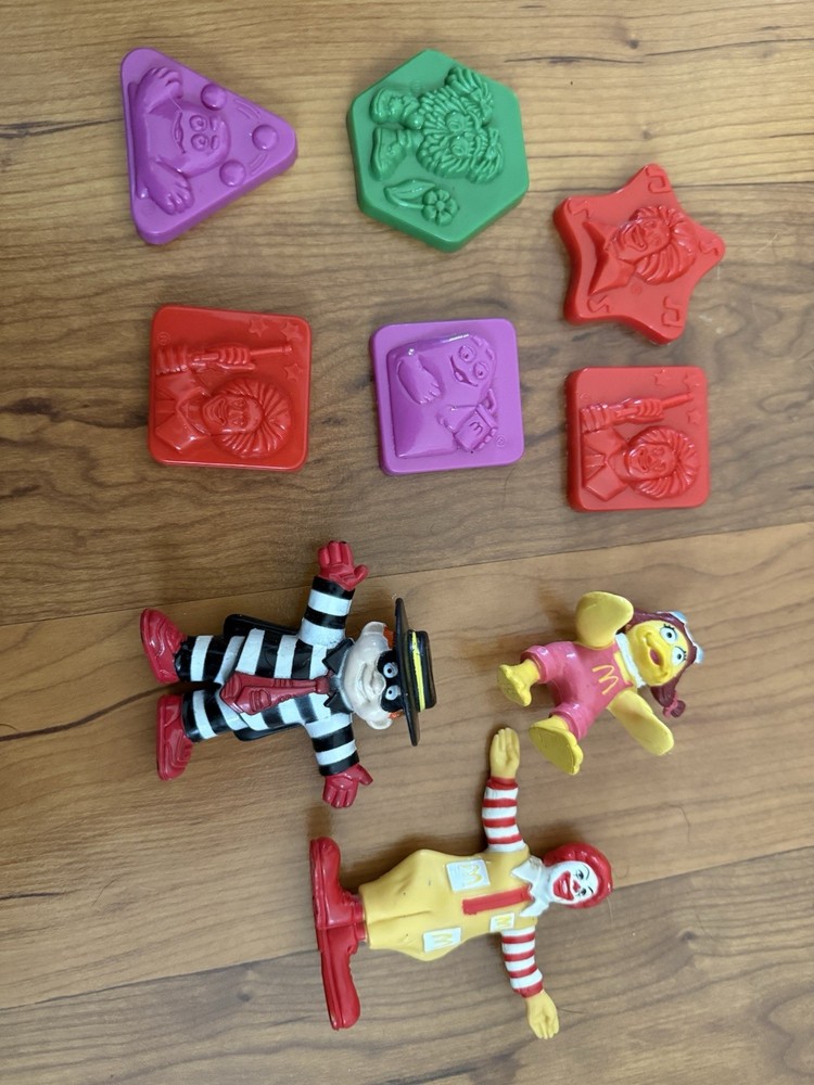 Vintage McDonald's Happy Meal Toys Collection - Rare Fast Food Memorabilia Set