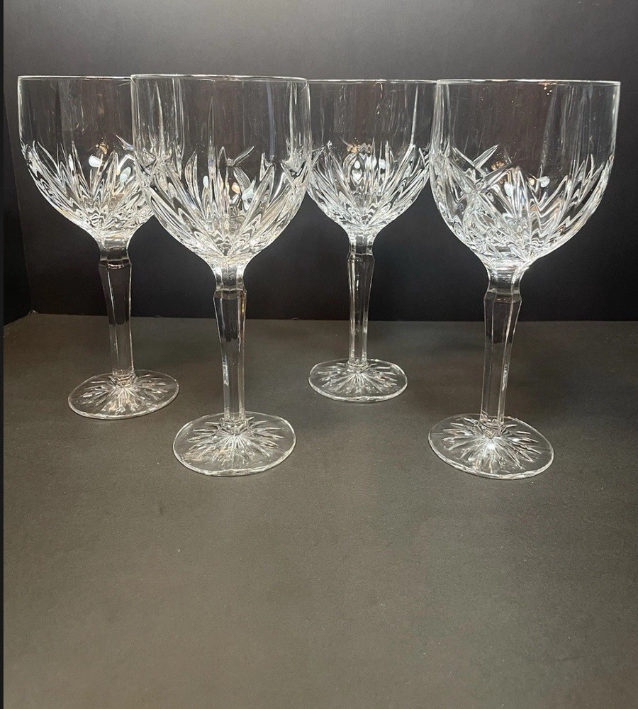 Marquis Waterford Crystal Brookside 8 5/8 Inch Wine Goblets Set of 4