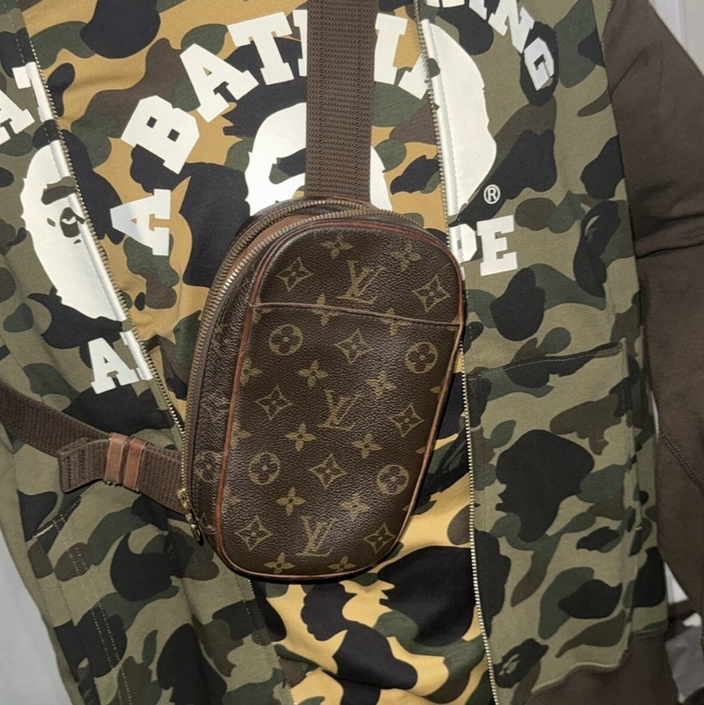 Louis Vuitton Pochette Gange Brown Monogram Crossbody Bag