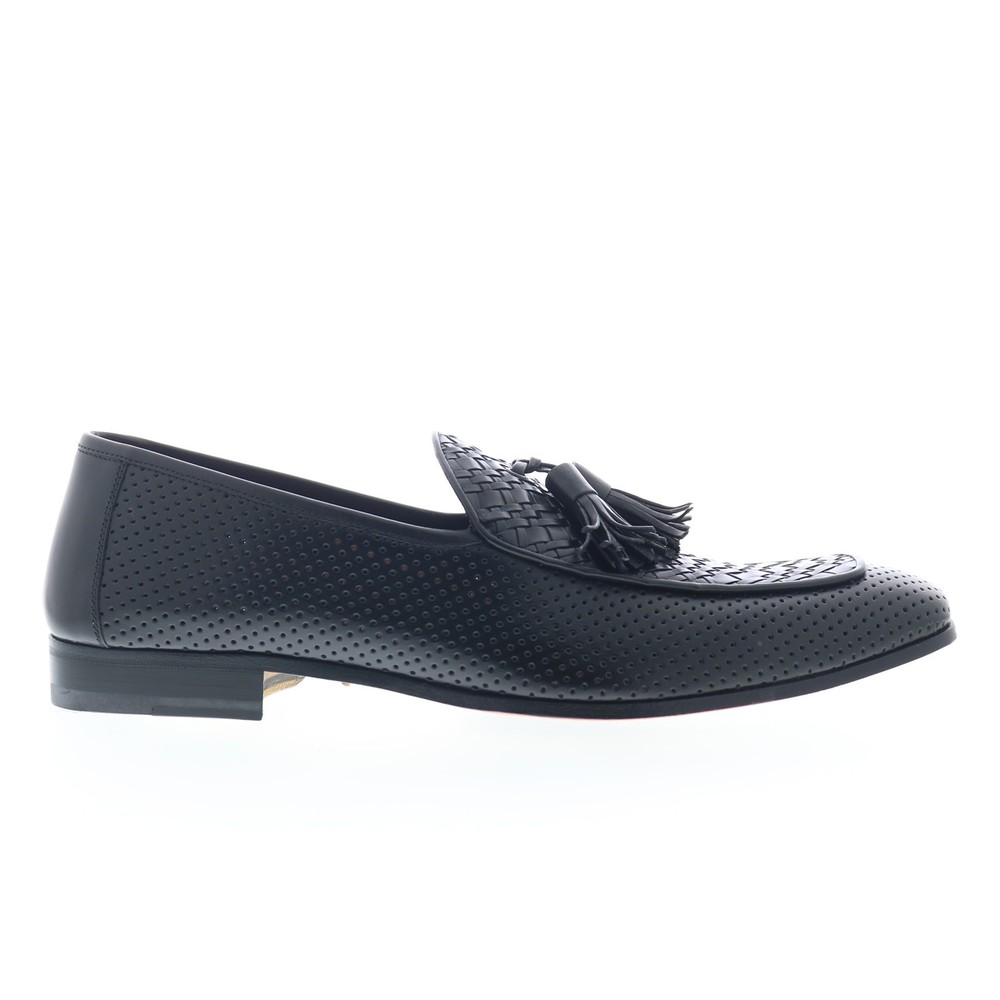 Mezlan Rubini Moc Toe 8825 Mens Black Loafers & Slip Ons Casual Shoes 9
