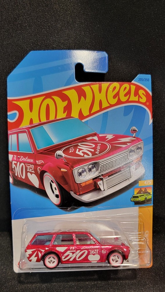 2023 Hot Wheels Super Treasure Hunt Datsun 510 Bluebird Wagon Sealed Collectible