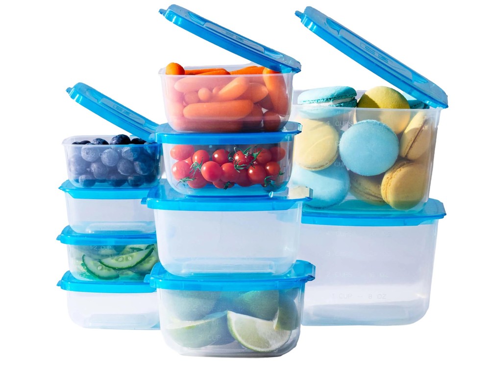 Premium Food Storage Containers with Permanent Attached Lids – BPA-Free & Leakproof