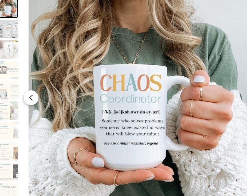 Custom Chaos Coordinator Mug - Hilarious Office Gift for Coworkers