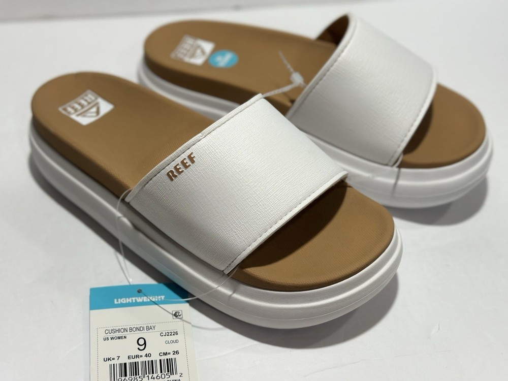 REEF Cushion Bondi Bay Slip-On Slide Sandals Womens Size 9
