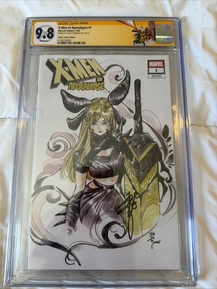 X-Men of Apocalypse #1 CGC SS Tokyo Comicon Variant Peach Momoko Signed MAGIK